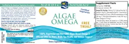 Label for Algae Omega