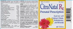 Label for CitraNatal Rx
