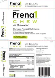 Label for Prena1 Chew With Quatrefolic