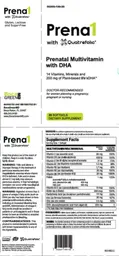 Label for Prena1 With Quatrefolic