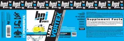 Label for 1.M.R Vortex Blueberry Lemon Ice