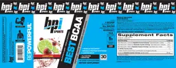 Label for Best BCAA Cherry Lime