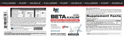Label for Beta Alkaline Unflavored