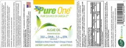 Label for Algae Oil