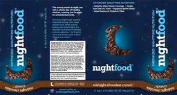 Label for Nightfood Midnight Chocolate Crunch