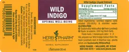 Label for Wild Indigo