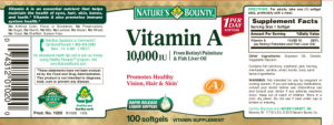 Vitamin A 10,000 IU