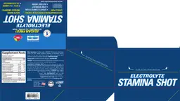 Label for Electrolyte Stamina Shot Berry