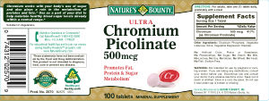 Ultra Chromium Picolinate 500 mcg