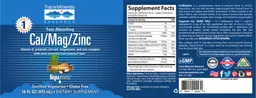 Label for Cal/Mag/Zinc Pina Colada