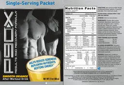 Label for P90X Results And Recovery Formula Smooth Orange