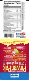 Label for Power Pak Raspberry