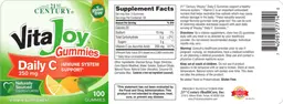 Label for Daily C 250 mg