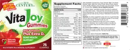 Label for Adult Multivitamin plus Extra D3