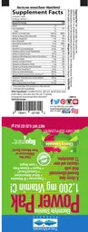 Label for Power Pak Cherry Limeade