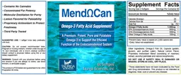 Label for Mend-Can