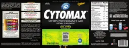 Label for Cytomax Sports Performance Mix Cool Citrus