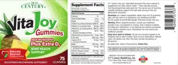 Label for Adult Multivitamin Plus Extra D3