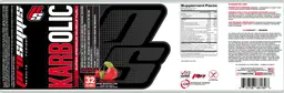 Label for Karbolic Super-Premium Muscle Fuel Fruit Punch