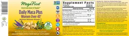 Label for Daily Maca Plus Women Over 40
