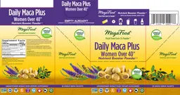 Label for Daily Maca Plus Women Over 40