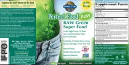 Label for Perfect Food Raw