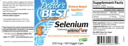 Label for Selenium 250 mcg