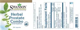 Label for Herbal Prostate Combo