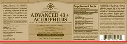 Label for Advanced 40+ Acidophilus