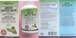Label for Green Coffee Bean Extract