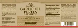 Label for Garlic Oil Perles (Concentrate)