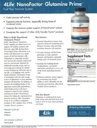 Label for Nanofactor Glutamine Prime