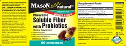 Label for Chewable Soluble Fiber With Probiotics