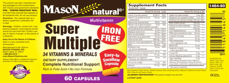 Label for Super Multiple