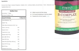 Label for B-Complex with Vitamin C