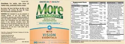 Label for More Than A Multiple With Vision Essentials