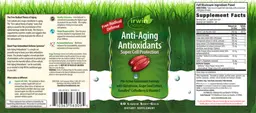 Label for Anti-Aging Antioxidants