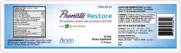 Label for Prenate Restore