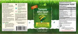 Label for Turmeric After-Sport With Magnesium