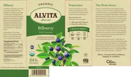 Label for Bilberry