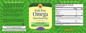 Fish-Free Omega Plant Based Oils