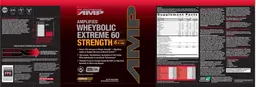 Label for Amplified Wheybolic Extreme 60 Strength Chocolate