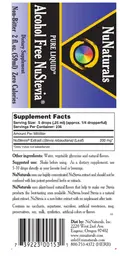 Label for Pure Liquid Alcohol Free NuStevia