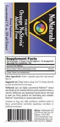 Label for Pure Liquid Orange NuStevia