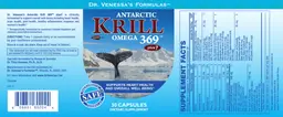 Label for Antarctic Krill Omega 369 Plus 7