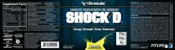 Label for Shock'd Lemon Ice
