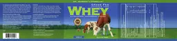 Label for Grass Fed Hormone Free Whey Vanilla