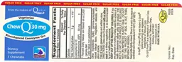 Label for ChewQ 30 mg