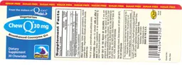 Label for ChewQ 30 mg
