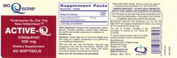Label for Active-Q 100 mg